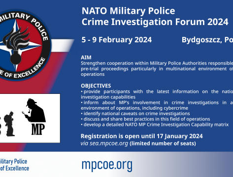 NATO Military Police Crime Investigation Forum 2024