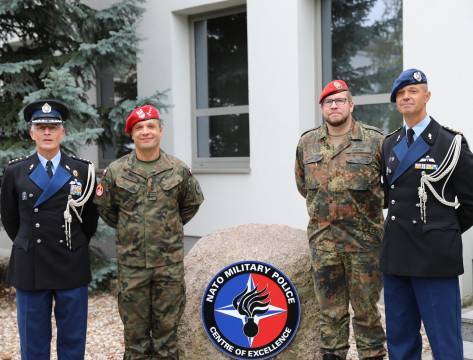 ​Visit of the outgoing Provost Marshal, COL NOORT, and the incoming Provost Marshal COL Johannes Vroegh