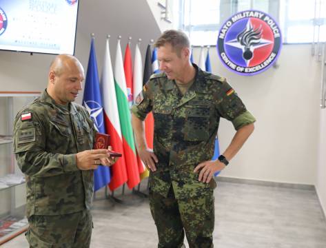An official visit of the Commander of Bundeswehr Military Police