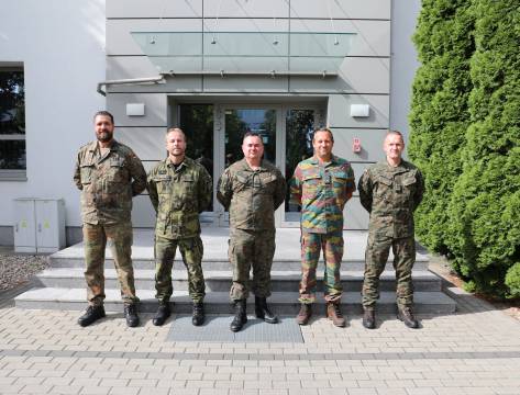 Facilitators of the NATO Military Police Senior Non-Commissioned Officer Course 2021