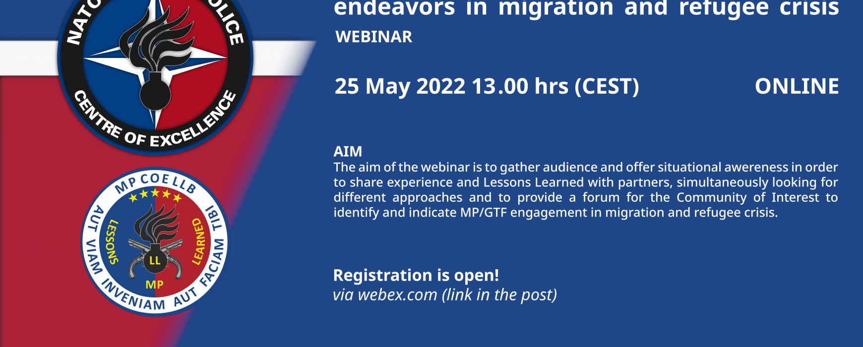 MP/GTF endeavors in migration and refugee crisis webinar