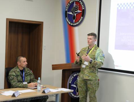 Day 3 - NATO Military Police Senior Officer Course 2022